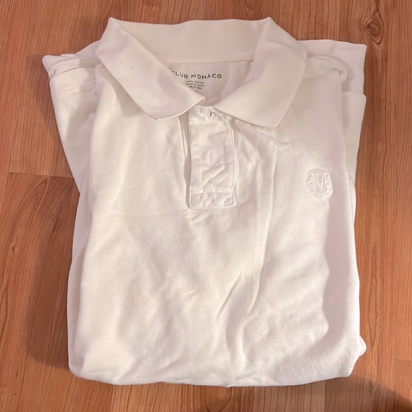 Club Monaco Polo Shirt with Heritage Crest Logo - Picture 1 of 4